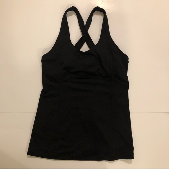 lululemon athletica Tops - Lululemon Athletic Black Tank Top EUC